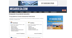 Desktop Screenshot of finanzas-personales.megabolsa.com