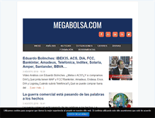 Tablet Screenshot of megabolsa.com